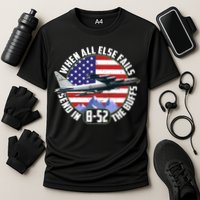 Send Buffs B-52 Stratofortress Bomber Cooling Performance Crew T-Shirt