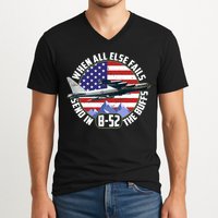 Send Buffs B-52 Stratofortress Bomber V-Neck T-Shirt