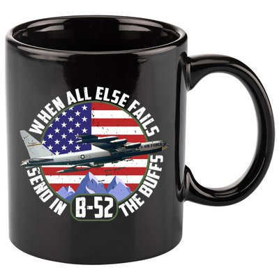 Send Buffs B-52 Stratofortress Bomber 11oz C Handle Ceramic Mug