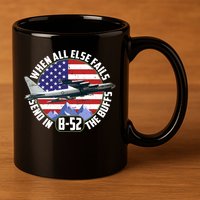 Send Buffs B-52 Stratofortress Bomber 11oz C Handle Ceramic Mug