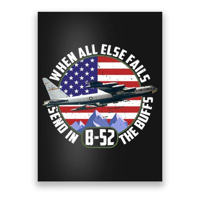 Send Buffs B-52 Stratofortress Bomber Poster
