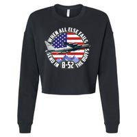 Send Buffs B-52 Stratofortress Bomber Cropped Pullover Crew