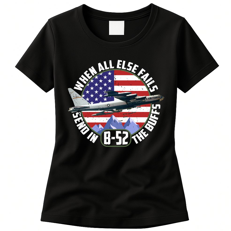 Send Buffs B-52 Stratofortress Bomber Womens T-Shirt