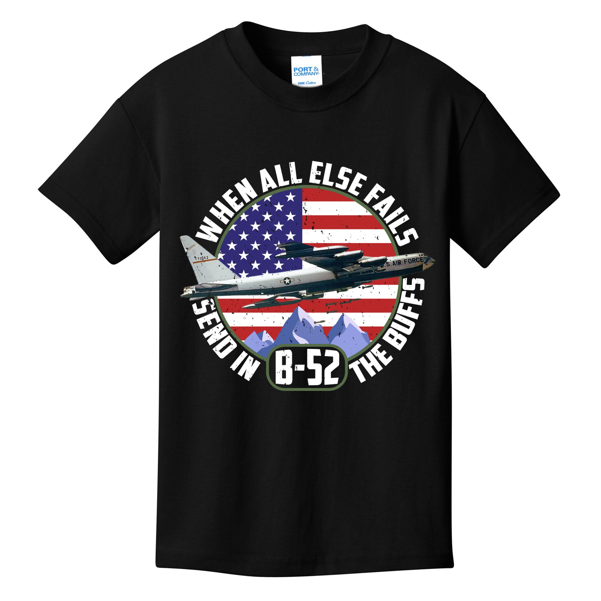 Send Buffs B-52 Stratofortress Bomber Kids T-Shirt