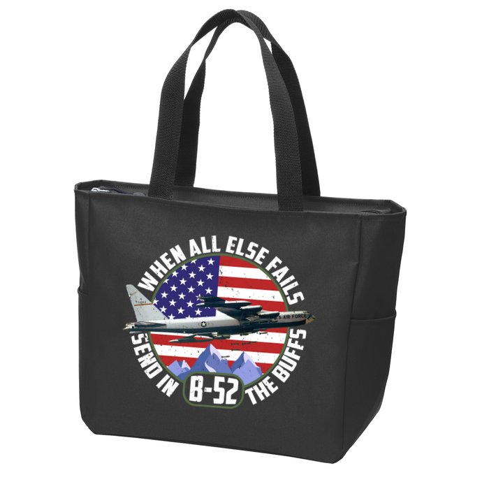 Send Buffs B-52 Stratofortress Bomber Zip Tote Bag