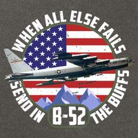 Send Buffs B-52 Stratofortress Bomber Cotton Canvas Backpack