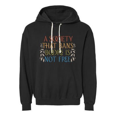 Stop Book Banning Protect Libraries Ban Books Not Bigots Garment-Dyed Fleece Hoodie