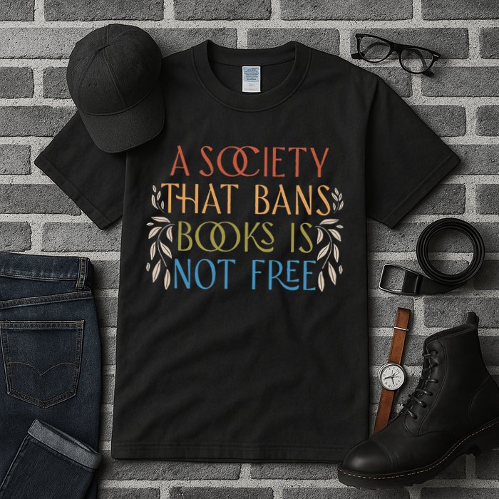 Stop Book Banning Protect Libraries Ban Books Not Bigots Tall T-Shirt