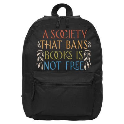 Stop Book Banning Protect Libraries Ban Books Not Bigots 16 in Basic Backpack