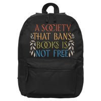 Stop Book Banning Protect Libraries Ban Books Not Bigots 16 in Basic Backpack