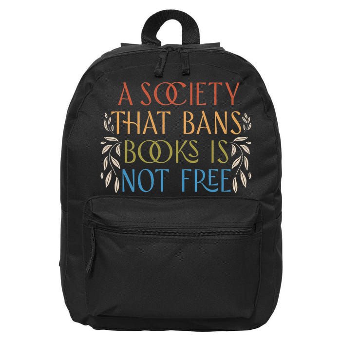 Stop Book Banning Protect Libraries Ban Books Not Bigots 16 in Basic Backpack