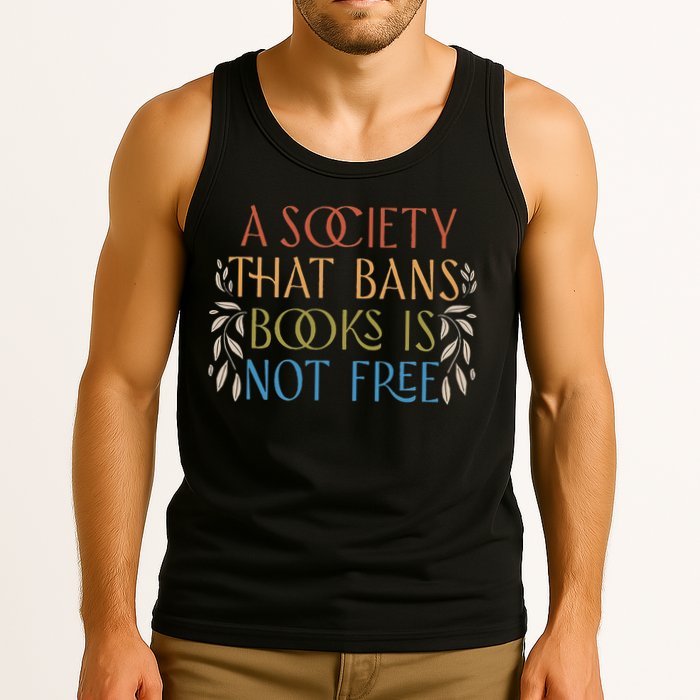 Stop Book Banning Protect Libraries Ban Books Not Bigots Tank Top