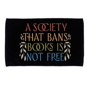 Stop Book Banning Protect Libraries Ban Books Not Bigots Microfiber Hand Towel