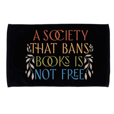 Stop Book Banning Protect Libraries Ban Books Not Bigots Microfiber Hand Towel