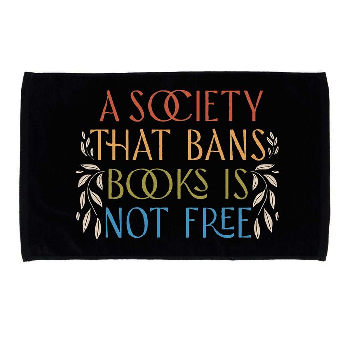 Stop Book Banning Protect Libraries Ban Books Not Bigots Microfiber Hand Towel