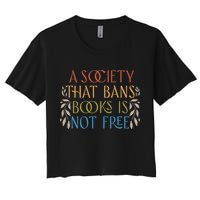 Stop Book Banning Protect Libraries Ban Books Not Bigots Crop Top
