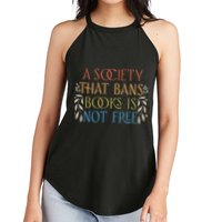Stop Book Banning Protect Libraries Ban Books Not Bigots Women's Perfect Tri Rocker Tank