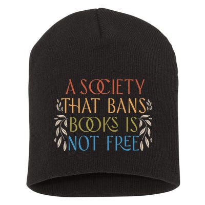 Stop Book Banning Protect Libraries Ban Books Not Bigots Short Acrylic Beanie