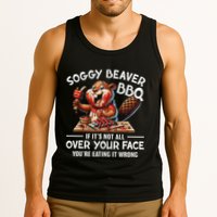 Soggy Beaver Bbq If ItS Not All Over Your Face Beaver Tank Top