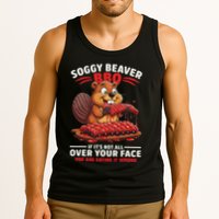 Soggy Beaver Bbq If ItS Not All Over Your Face Funny Tank Top