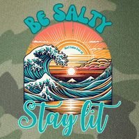 Summer Beach Be Salty Stay Lit Matthew 51314 Legacy Tie Dye Trucker Hat