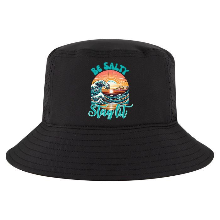 Summer Beach Be Salty Stay Lit Matthew 51314 Cool Comfort Performance Bucket Hat
