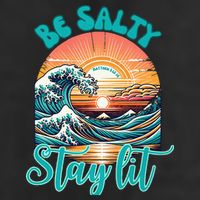 Summer Beach Be Salty Stay Lit Matthew 51314 Cool Comfort Performance Bucket Hat
