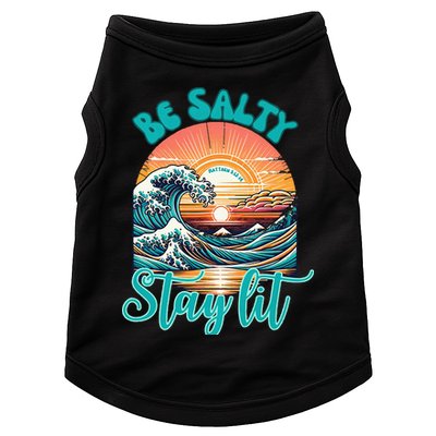 Summer Beach Be Salty Stay Lit Matthew 51314 Doggie Tank