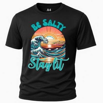 Summer Beach Be Salty Stay Lit Matthew 51314 Performance Shirt