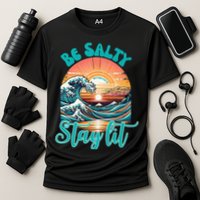 Summer Beach Be Salty Stay Lit Matthew 51314 Performance Shirt