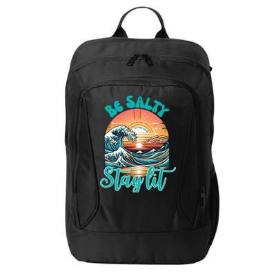 Summer Beach Be Salty Stay Lit Matthew 51314 City Backpack