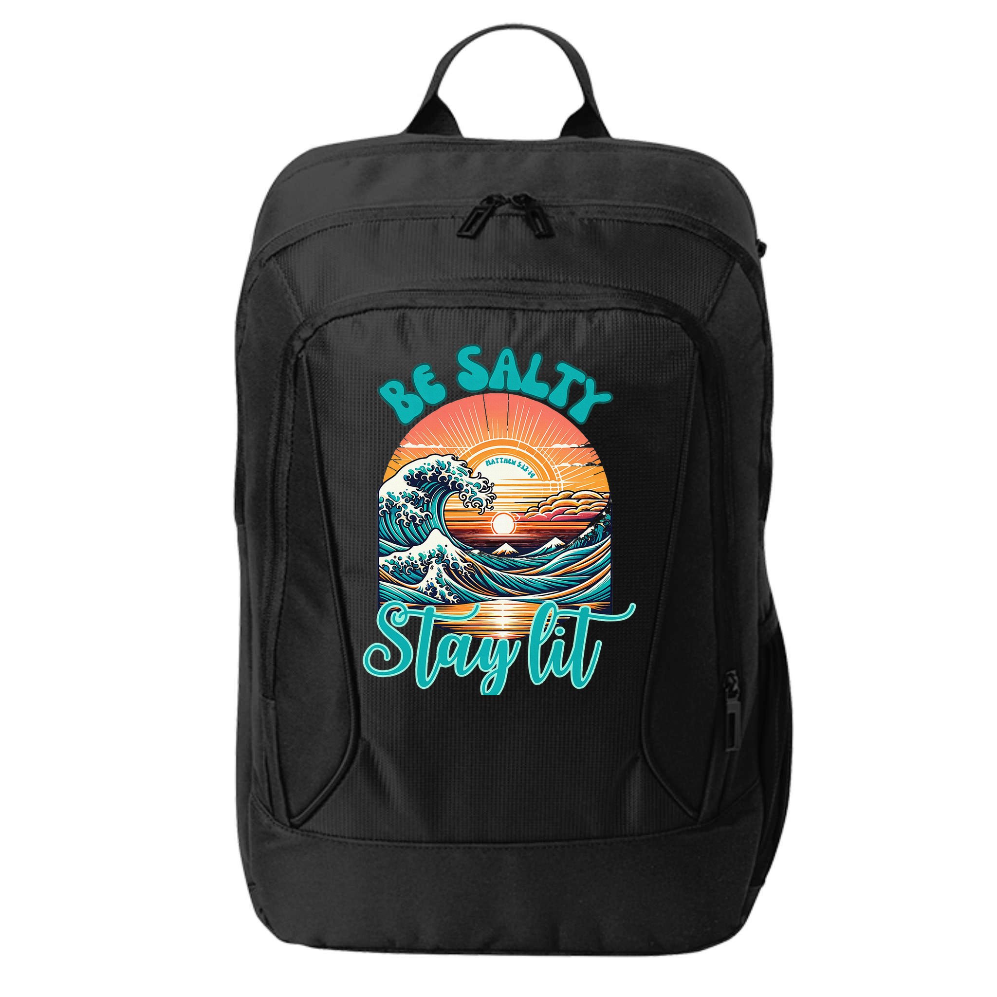 Summer Beach Be Salty Stay Lit Matthew 51314 City Backpack