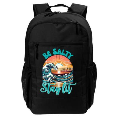 Summer Beach Be Salty Stay Lit Matthew 51314 Backpack