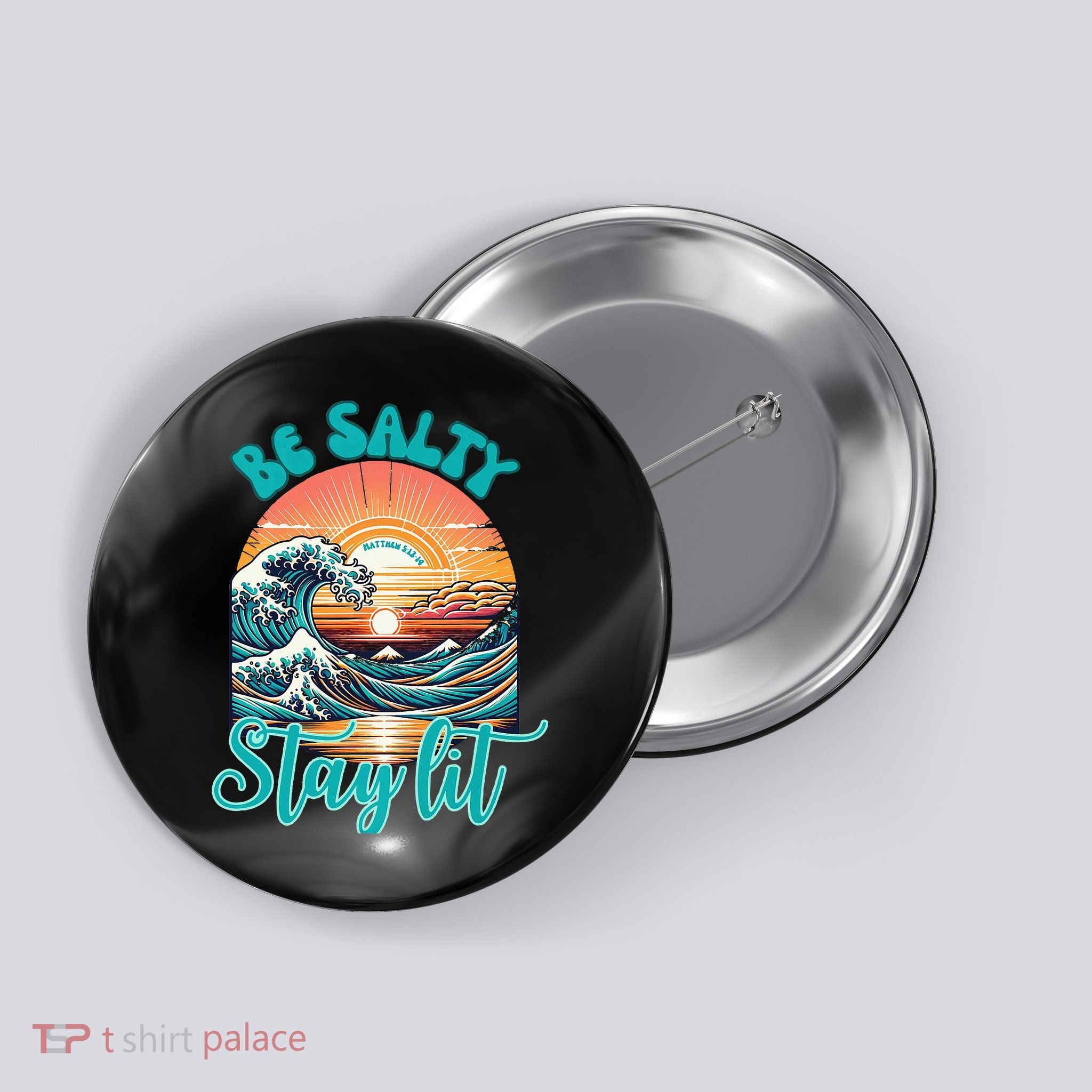 Summer Beach Be Salty Stay Lit Matthew 51314 Button