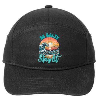 Summer Beach Be Salty Stay Lit Matthew 51314 7-Panel Snapback Hat