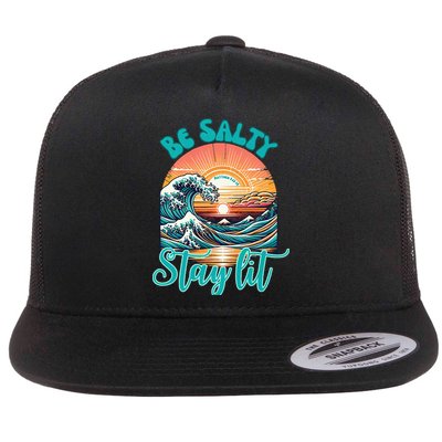Summer Beach Be Salty Stay Lit Matthew 51314 Flatbill Hat