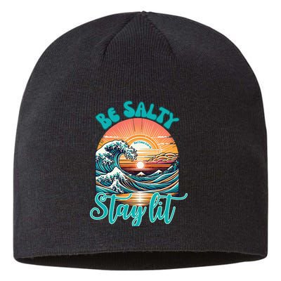 Summer Beach Be Salty Stay Lit Matthew 51314 Sustainable Beanie