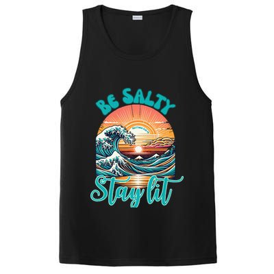 Summer Beach Be Salty Stay Lit Matthew 51314 PosiCharge Competitor Tank