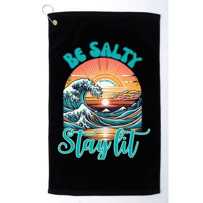 Summer Beach Be Salty Stay Lit Matthew 51314 Golf Towel