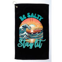 Summer Beach Be Salty Stay Lit Matthew 51314 Golf Towel