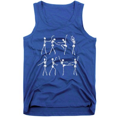 Skeleton Ballerinas Ballet Dance Cute Halloween Costume Tank Top