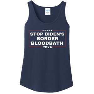 Stop BidenS Border Bloodbath Saying Trump Ladies Essential Tank