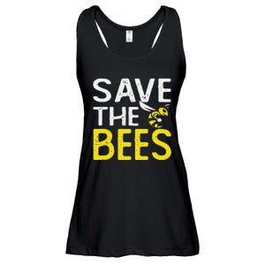 Save Bees Beekeeper Bee Keeping funny Honey Ladies Essential Flowy Tank