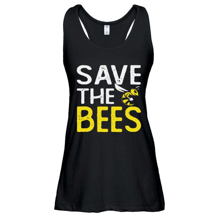 Save Bees Beekeeper Bee Keeping funny Honey Ladies Essential Flowy Tank