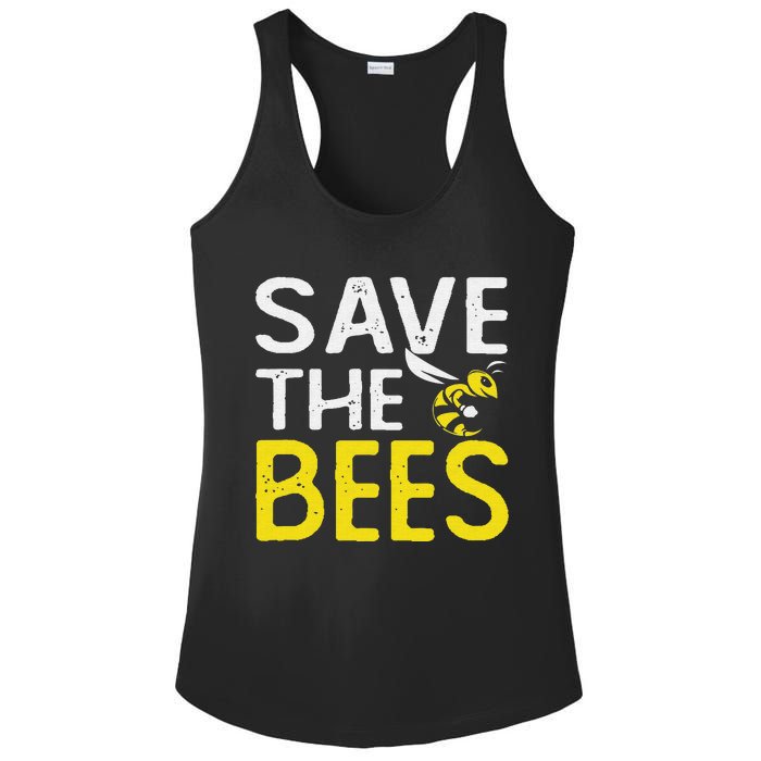 Save Bees Beekeeper Bee Keeping funny Honey Ladies PosiCharge Competitor Racerback Tank