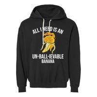 Snake Banana Ball Python Garment-Dyed Fleece Hoodie