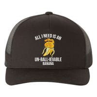 Snake Banana Ball Python Yupoong Adult 5-Panel Trucker Hat