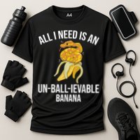 Snake Banana Ball Python Cooling Performance Crew T-Shirt