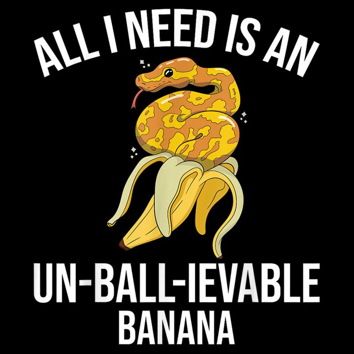 Snake Banana Ball Python Cooling Performance Crew T-Shirt