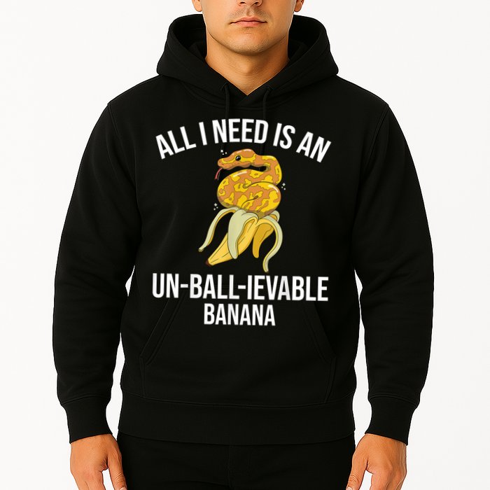 Snake Banana Ball Python Hoodie